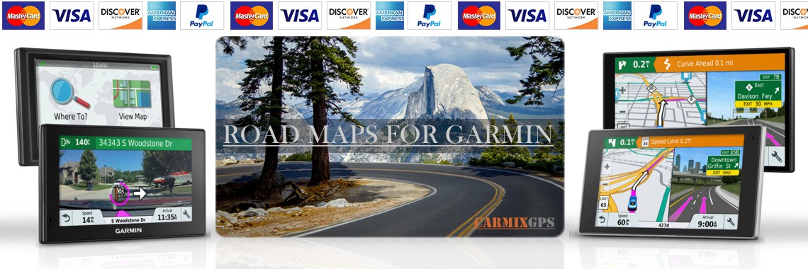 Garmin Road maps
