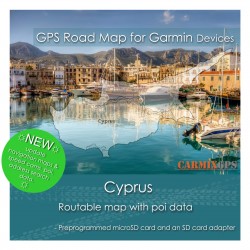Cyprus Road Map for Garmin Devices
