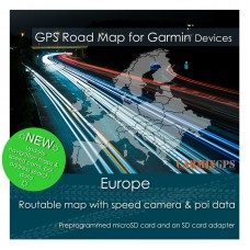 Europe (all countries) Road Map for Garmin Devices