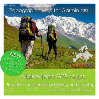 Alpine Topo Map for Garmin Devices