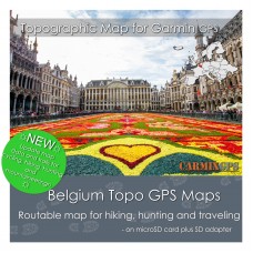 Belgium Topo Map for Garmin Devices