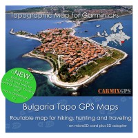 Bulgaria Topo Map for Garmin Devices