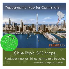 Chile Topo Map for Garmin Devices