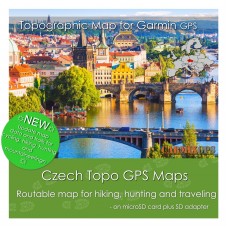 Czech Topo Map for Garmin Devices