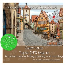 Germany Topo Map for Garmin Devices