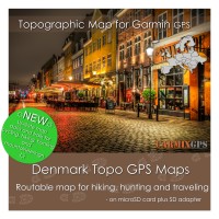 Denmark Topo Map for Garmin Devices