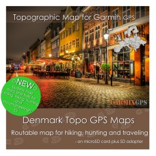 Denmark Topo Map for Garmin Devices