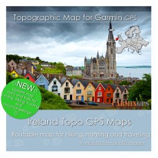 Ireland Topo Map for Garmin Devices