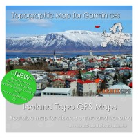Iceland Topo Map for Garmin Devices