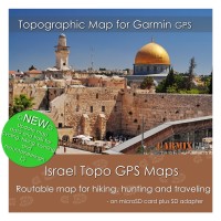 Israel Topo Map for Garmin Devices