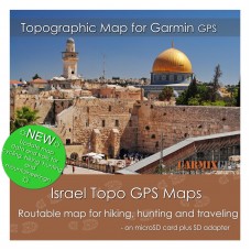 Israel Topo Map for Garmin Devices