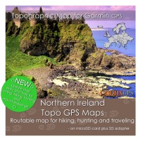 Northern Ireland Topo Map for Garmin Devices