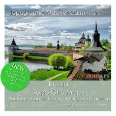 Russia Topo Map for Garmin Devices