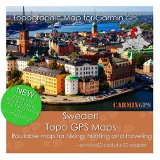Sweden Topo Map for Garmin Devices