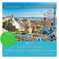 Spain Topo Map for Garmin Devices