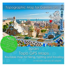 Spain Topo Map for Garmin Devices