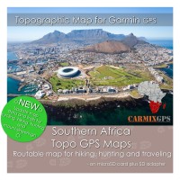 South Africa Topo Map for Garmin Devices