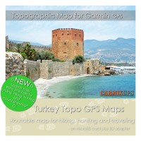 Turkey Topo Map for Garmin Devices